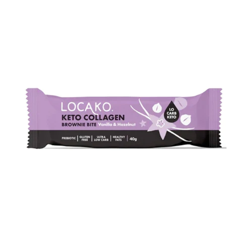 Vanilla Hazelnut Keto Collagen Brownie Bites