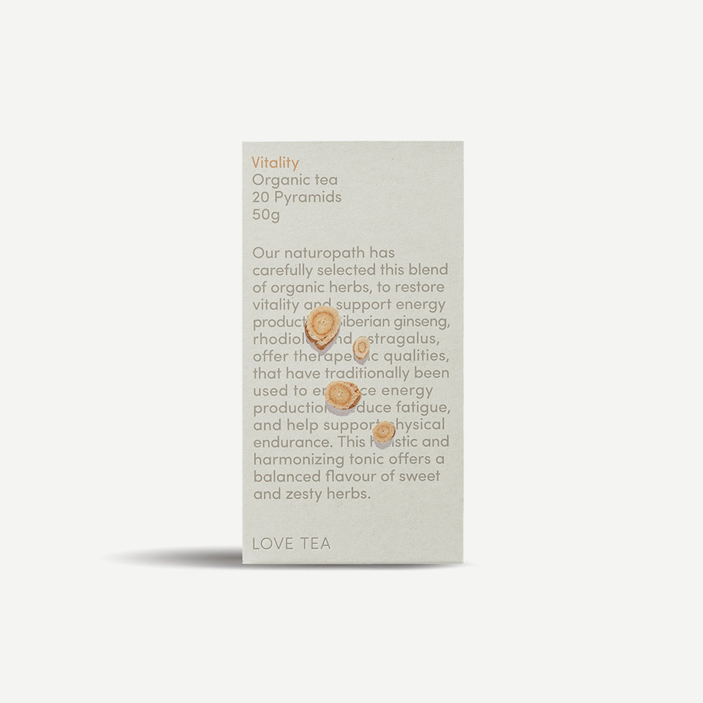 Vitality Pyramid Tea Bags - 1 Box x 20 Pyramids