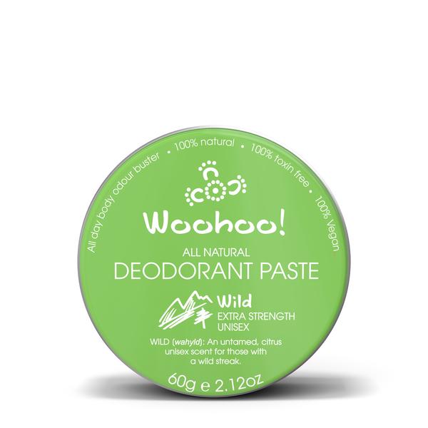 Woohoo Deodorant Paste - Wild (Extra Strength)
